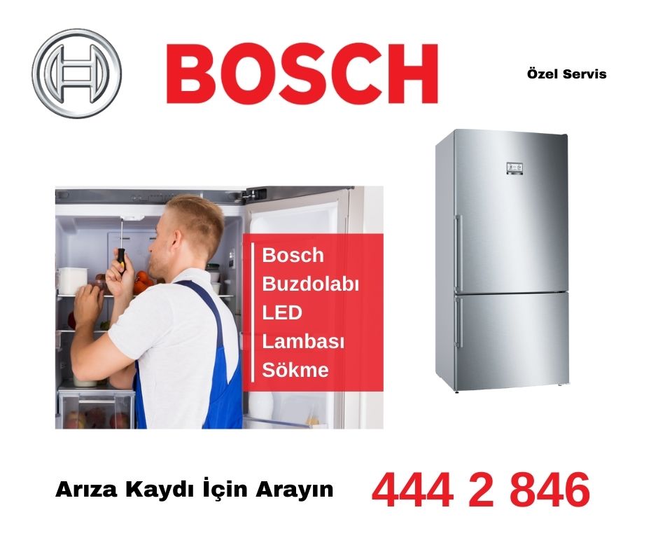 Bosch Buzdolabı LED Lambası Sökme